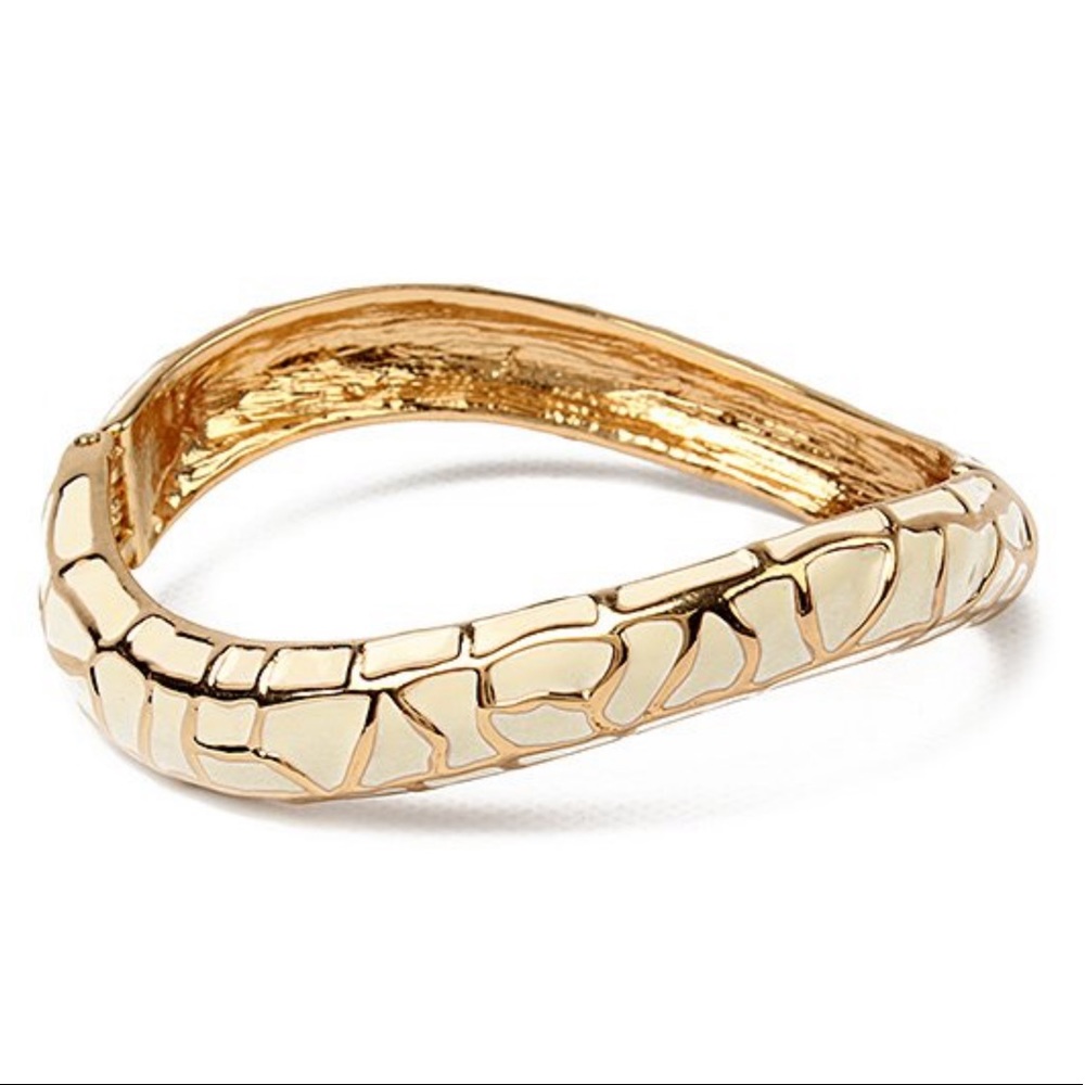 Amrita Singh | ‘Anaconda’ Hinged Domed Bangle 🐍
